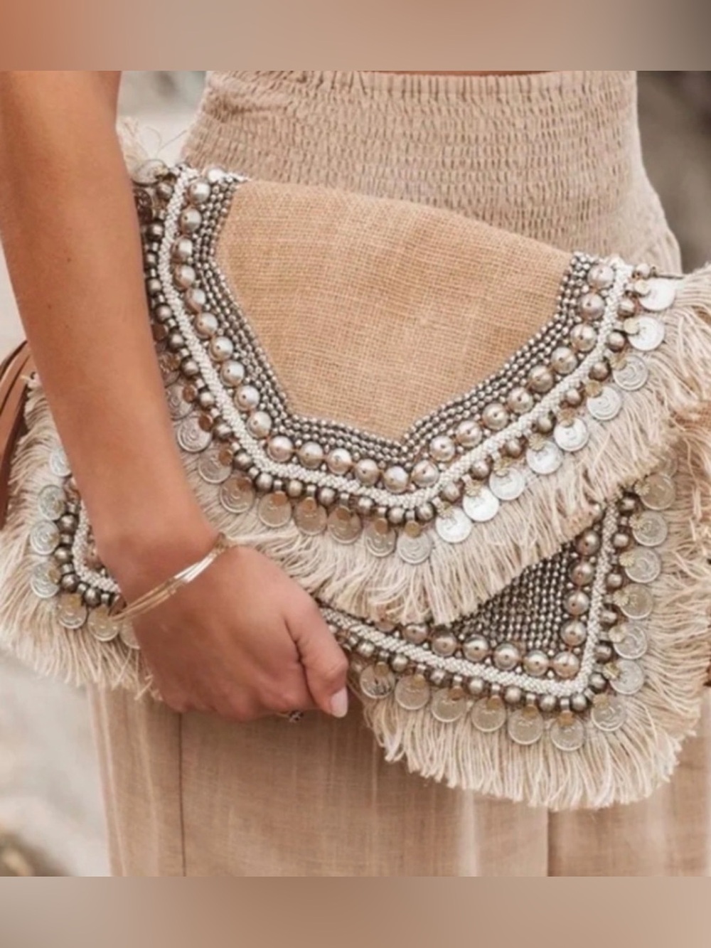 SHASHI Leela Clutch NWOT
